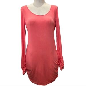 Andrea Behar for Boston Proper Coral Body-Con Dress/Blouse